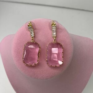 Earrings Rhinestone Shiny Dangle Jewelry #572